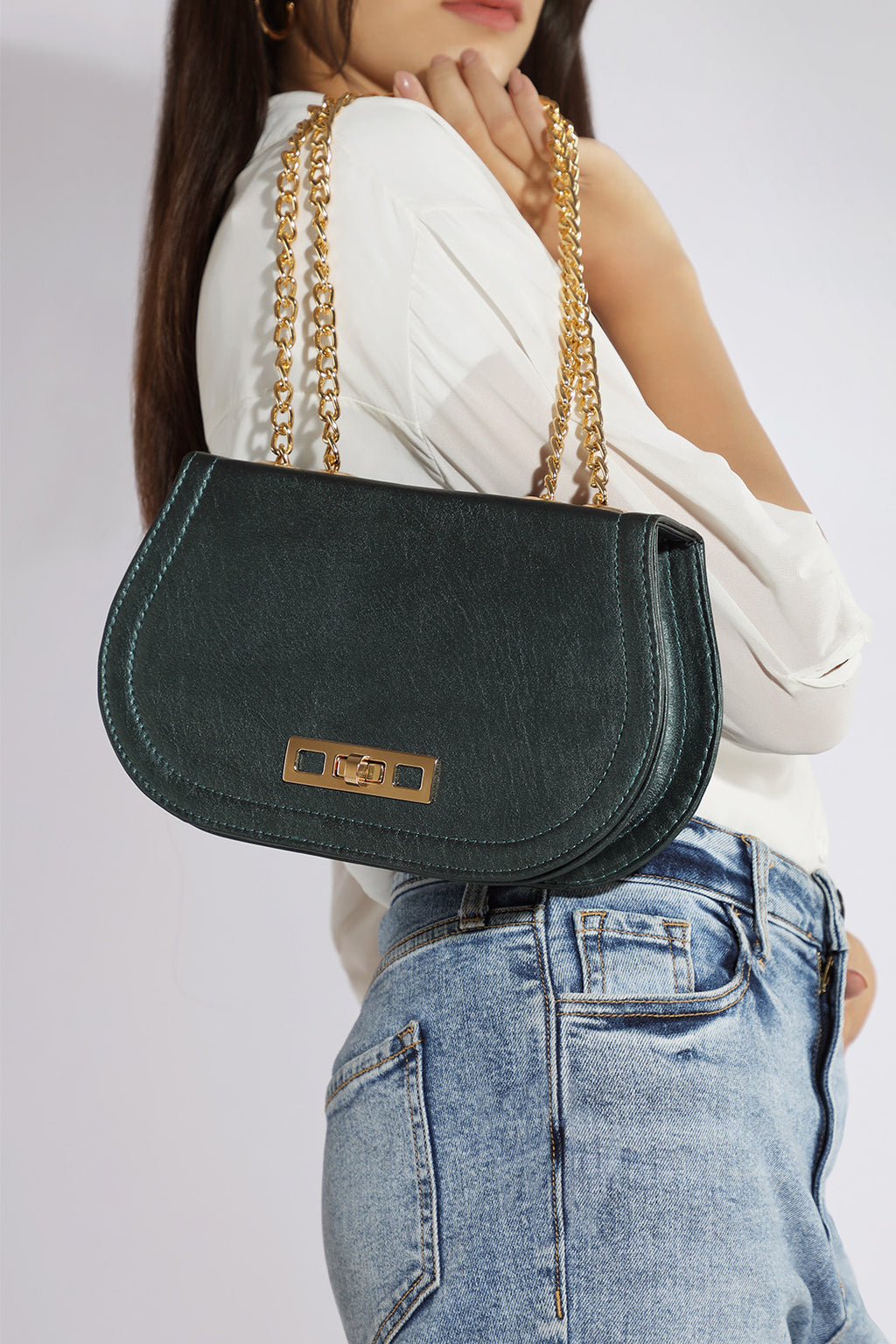 Cross-Body Bag - E071|Aqua