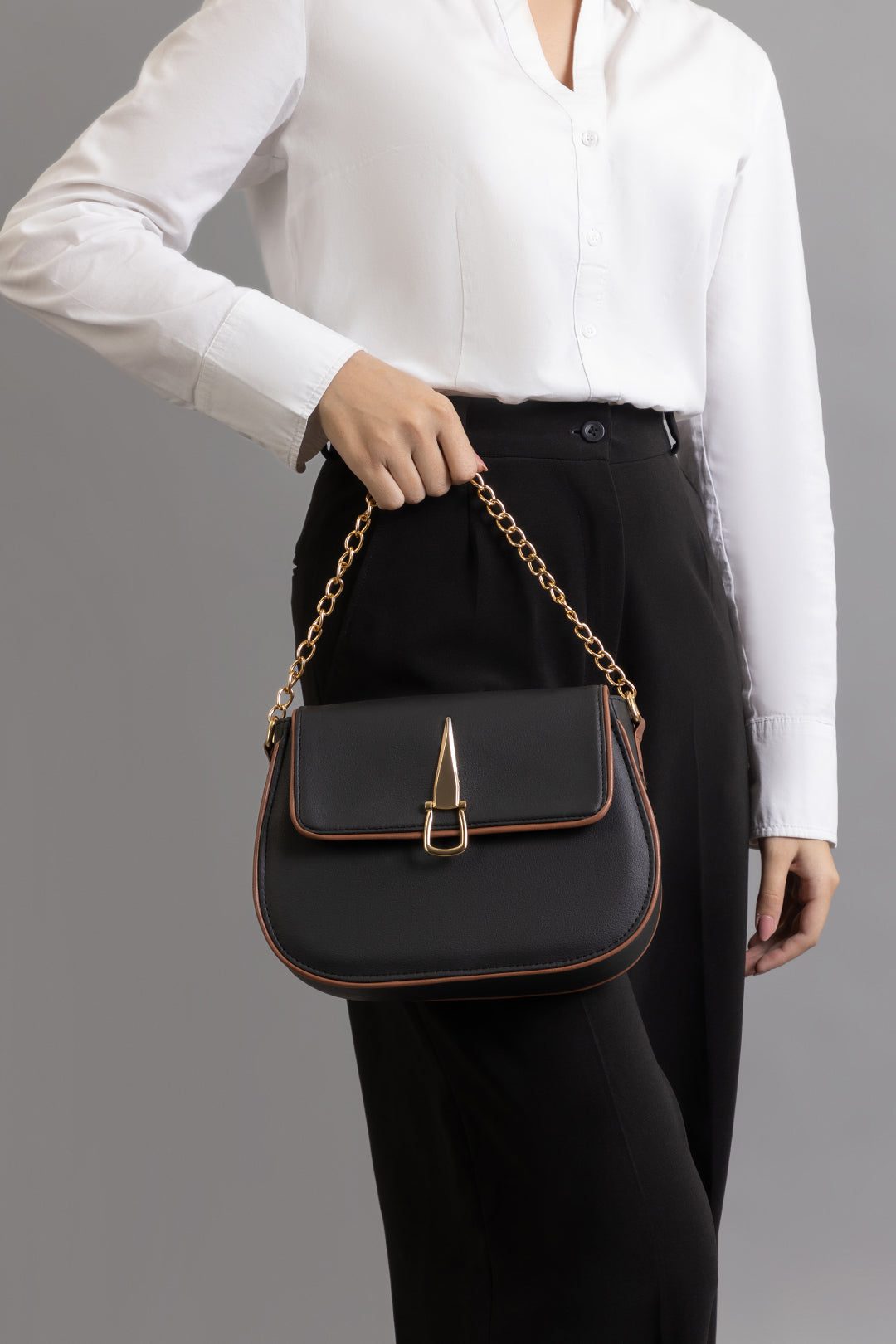 Cross-Body Bag - E093|Beige
