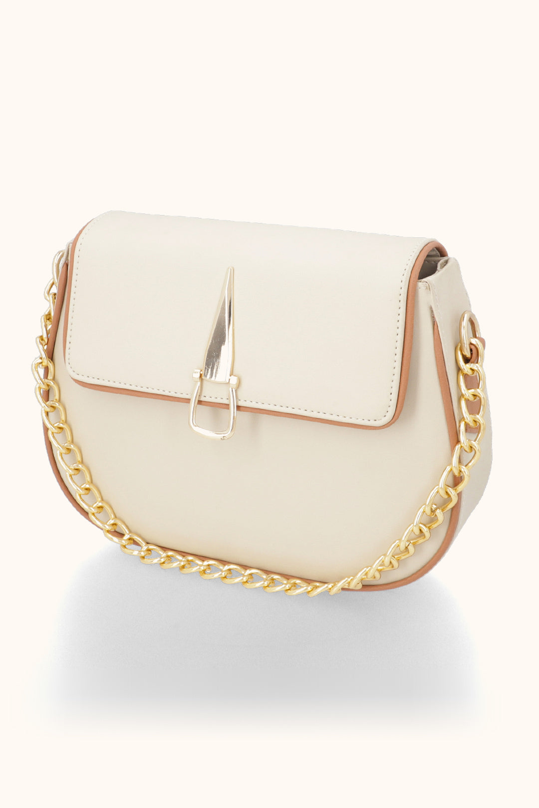 Cross-Body Bag - E093|Beige