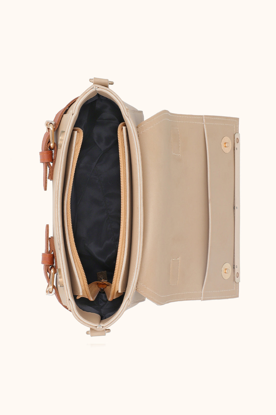 Cross-Body Bags - E097|Black/Mustard