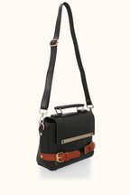 Cross-Body Bags - E097|Black/Mustard