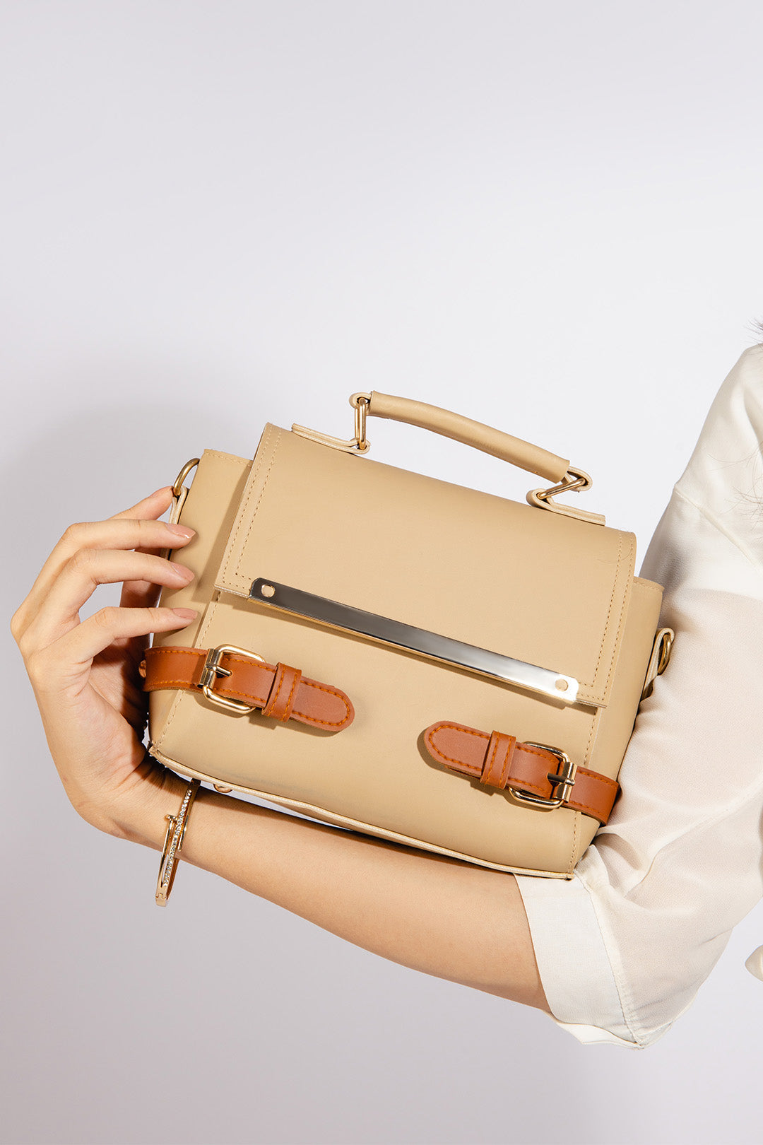 Cross-Body Bags - E097|Black/Mustard