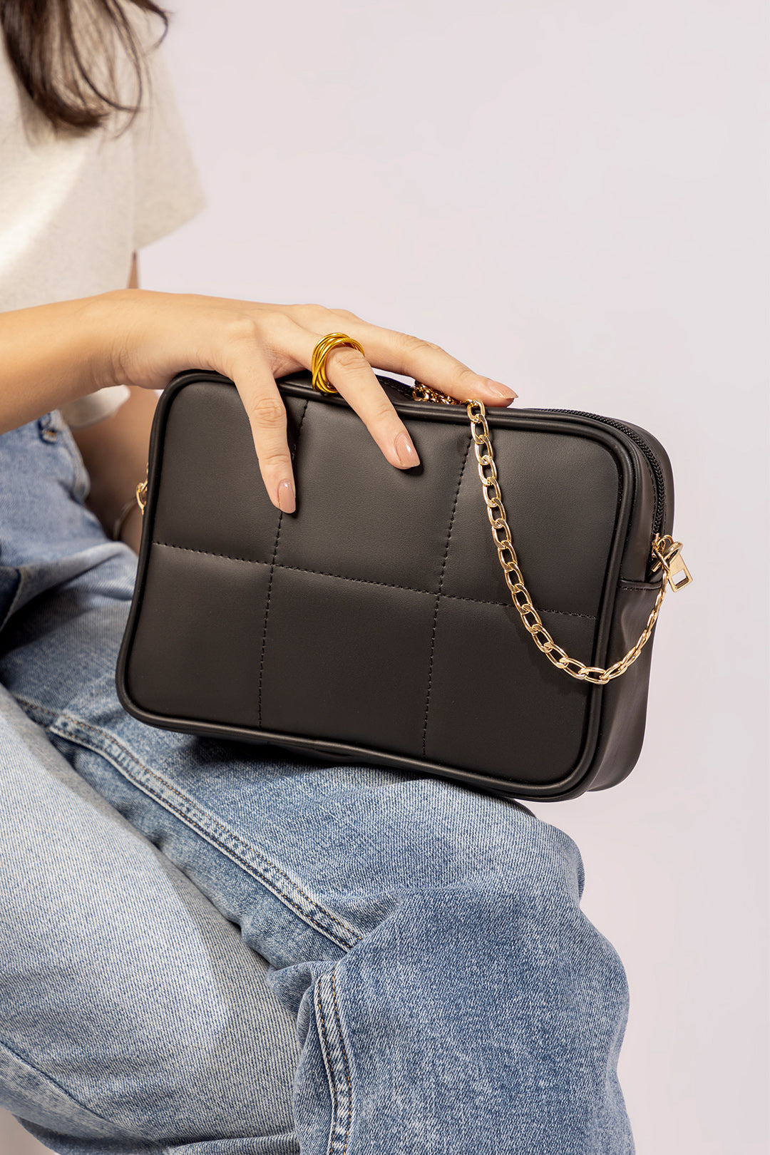Cross-Body Bag - 1123|Black