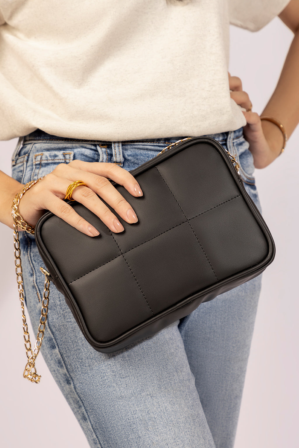 Cross-Body Bag - 1123|Black