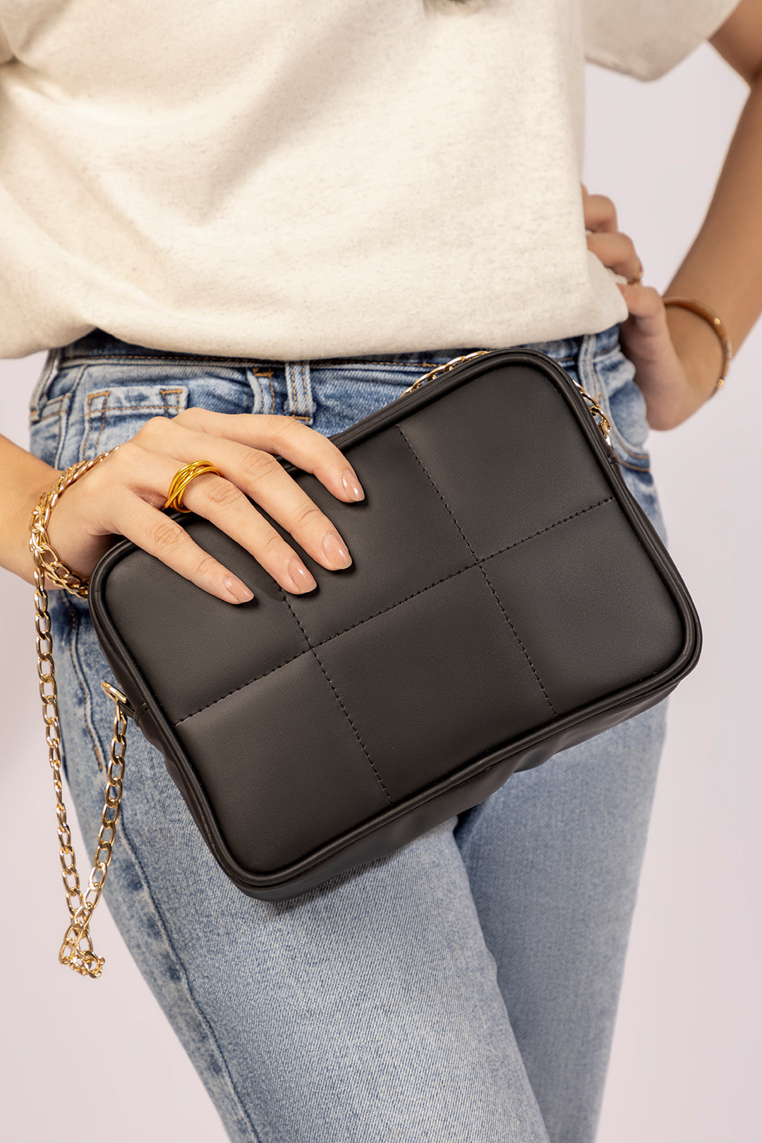Cross-Body Bag - 1123|Black
