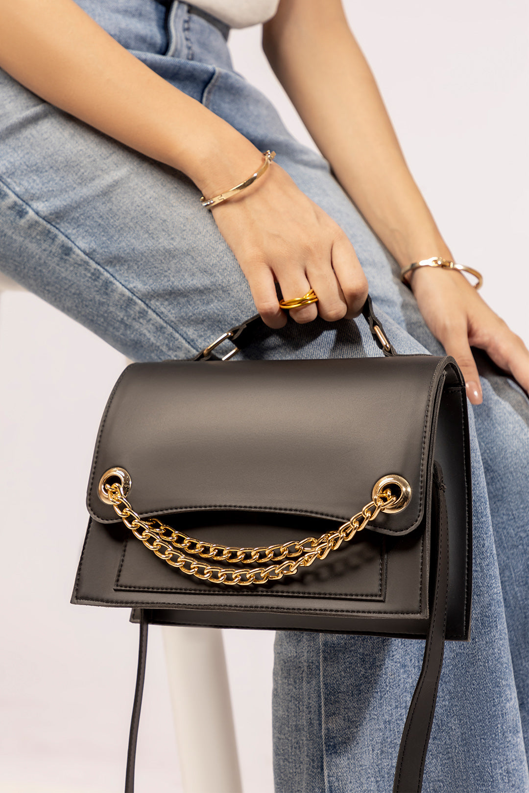 Cross-Body Bag - E133|Black