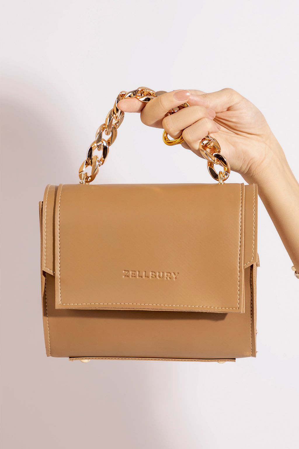 Cross-Body Bag - E144|Beige