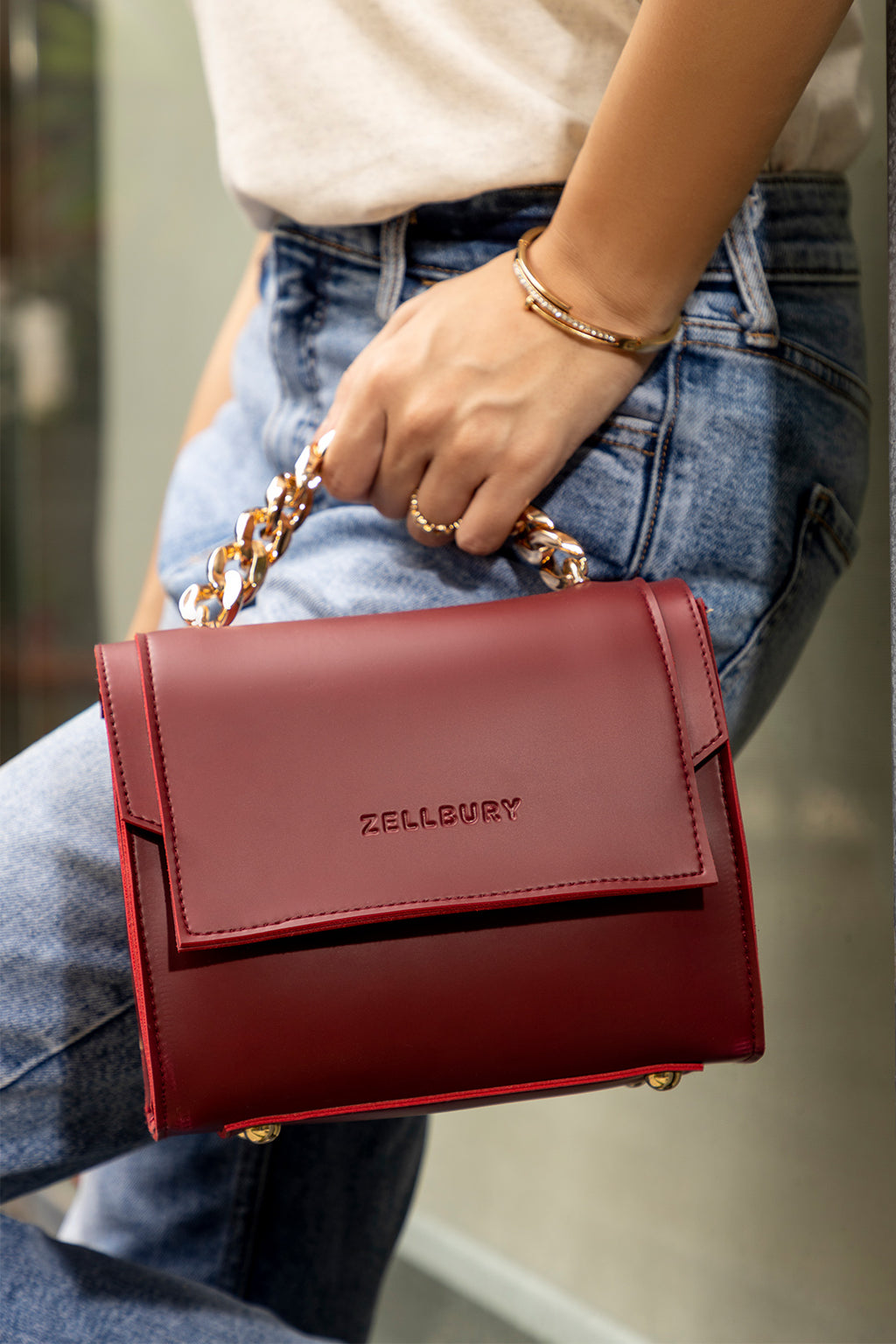 Cross-Body Bag - E144|Beige
