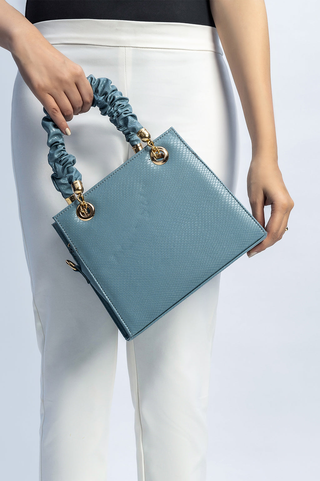 Cross-Body Bag - E163|Sky Blue