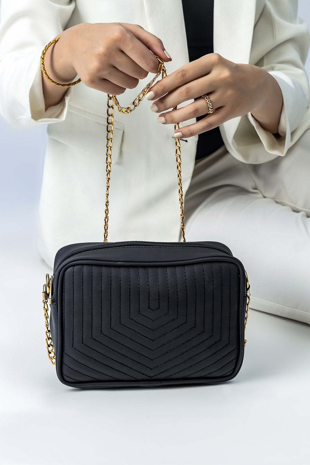 Cross-Body Bag - E164|Black