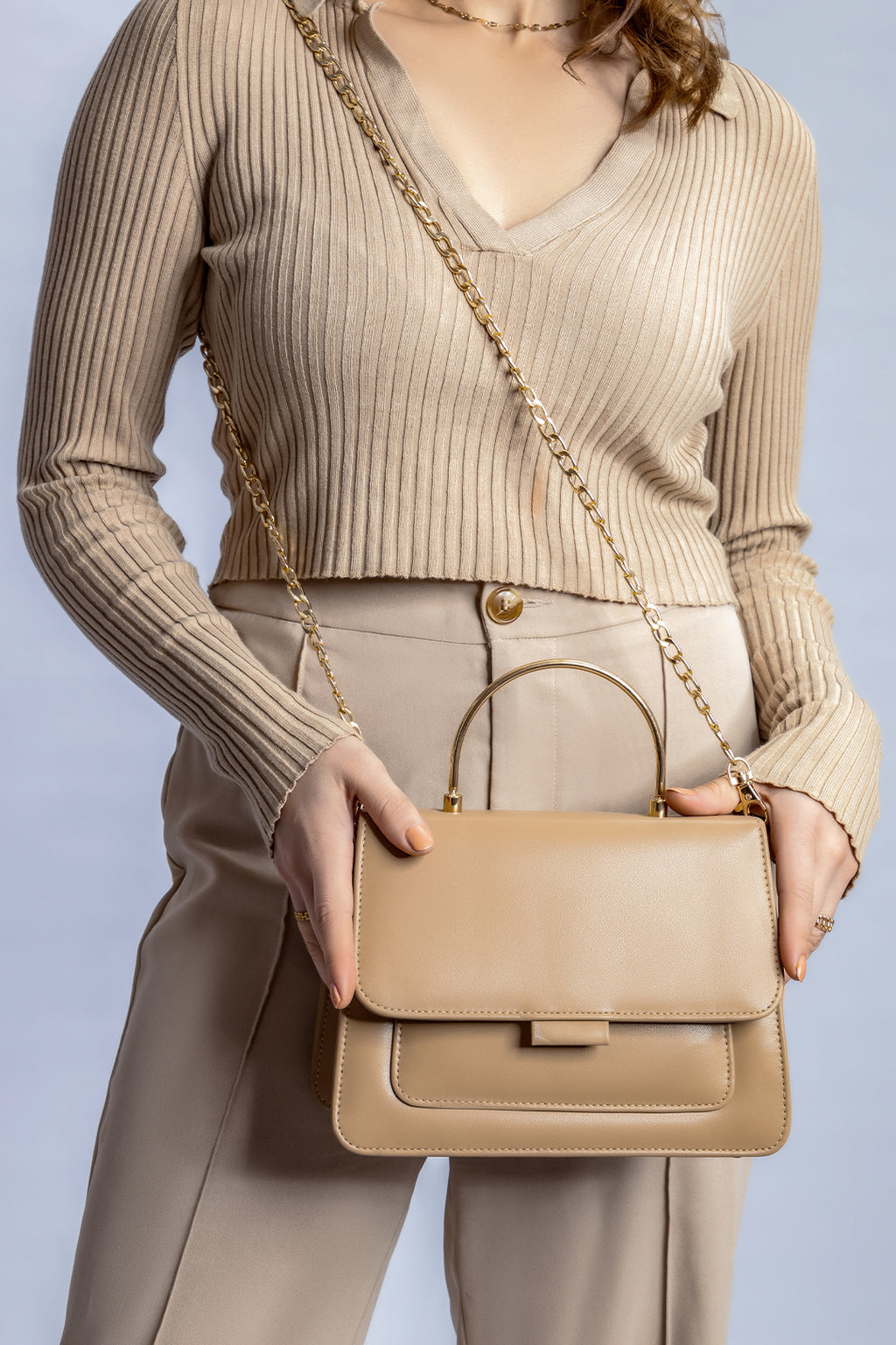 Cross-Body Bag - E181|Mustard