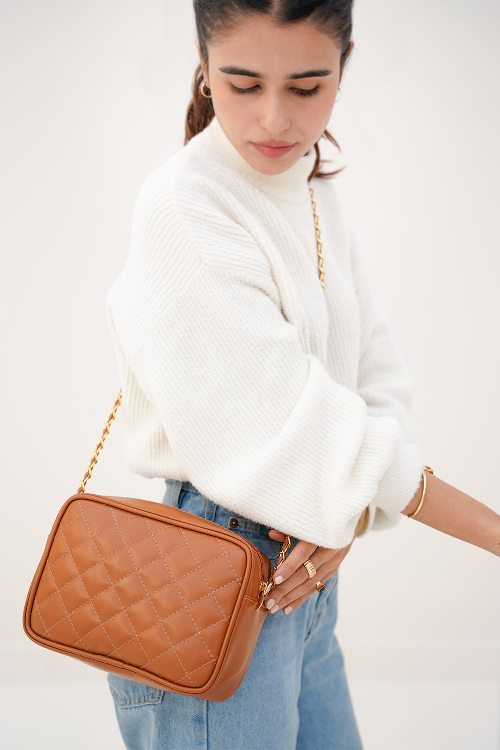 Cross-Body Bag - E197|Lilac