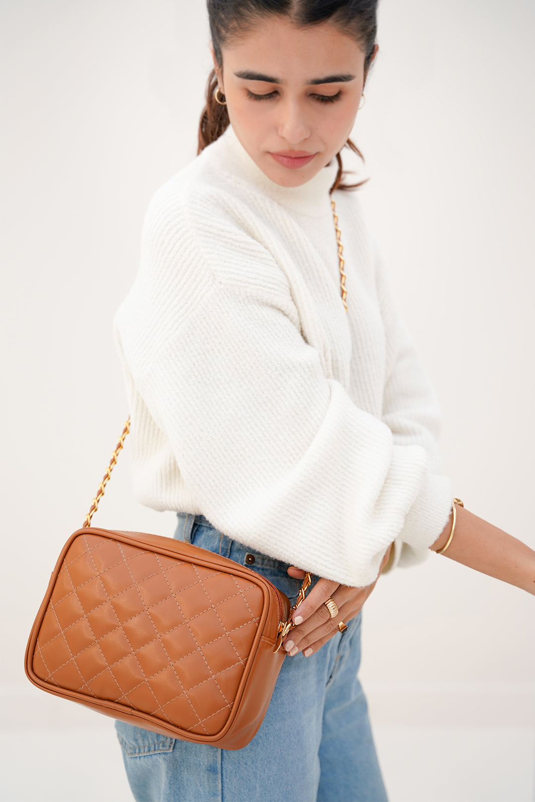Cross-Body Bag - E197|Lilac