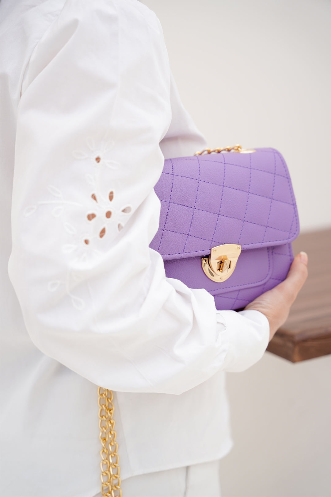 Cross-Body Bag - E197|Lilac