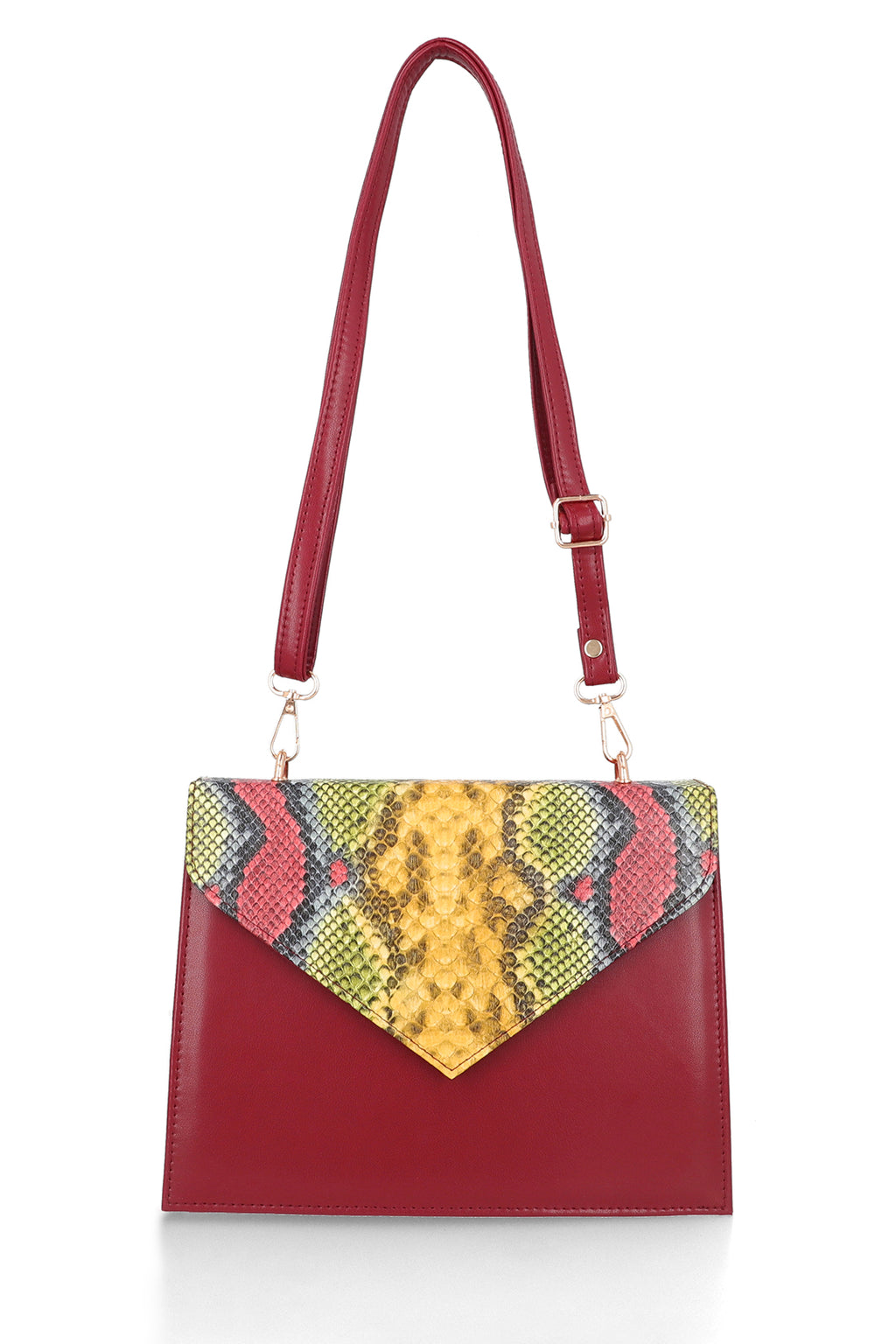 Cross-Body Bags - E201 - Maroon