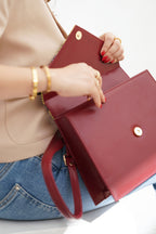 Cross-Body Bags - E201 - Maroon