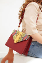 Cross-Body Bags - E201 - Maroon