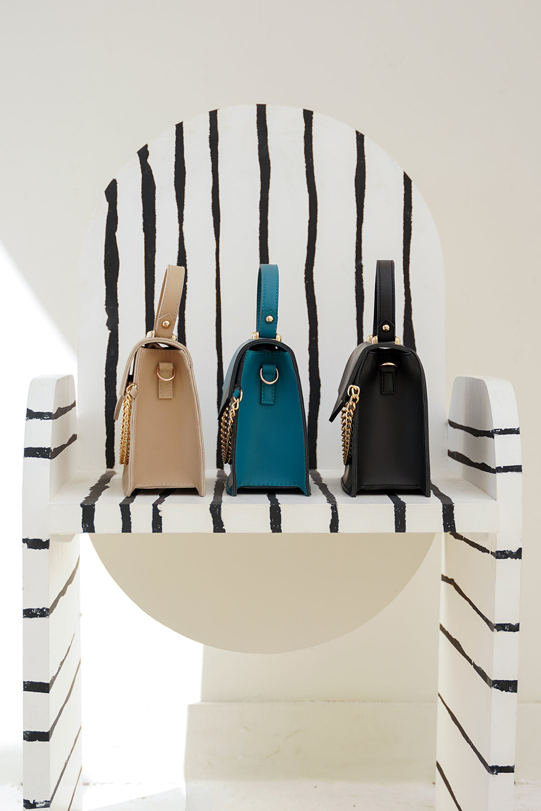 Cross-Body Bag - E206|Beige