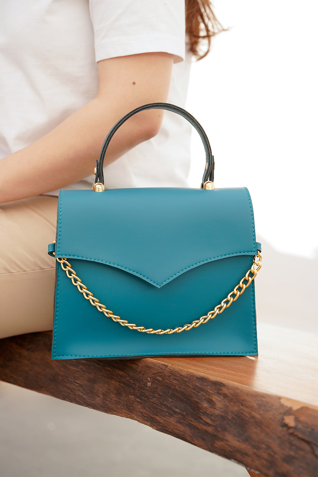 Cross-Body Bag - E206|Beige
