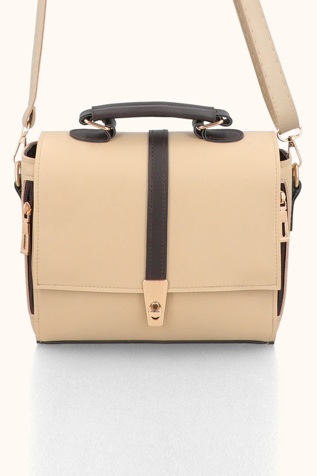 Cross-Body Bag - E217|Beige