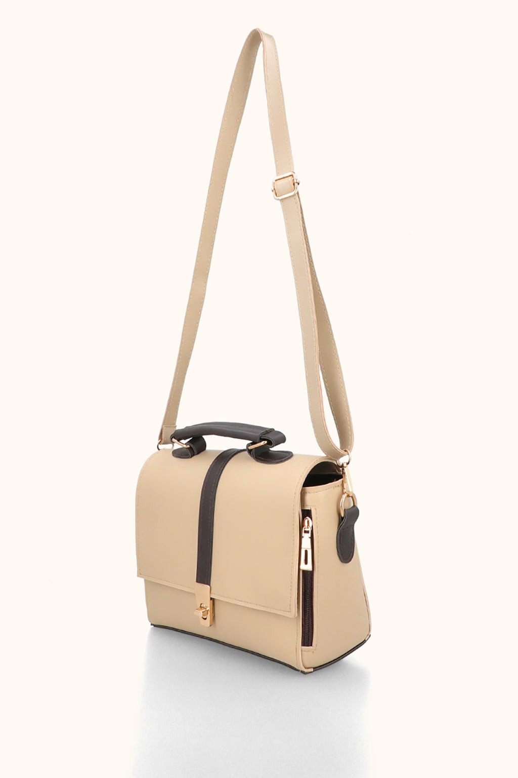 Cross-Body Bag - E217|Beige