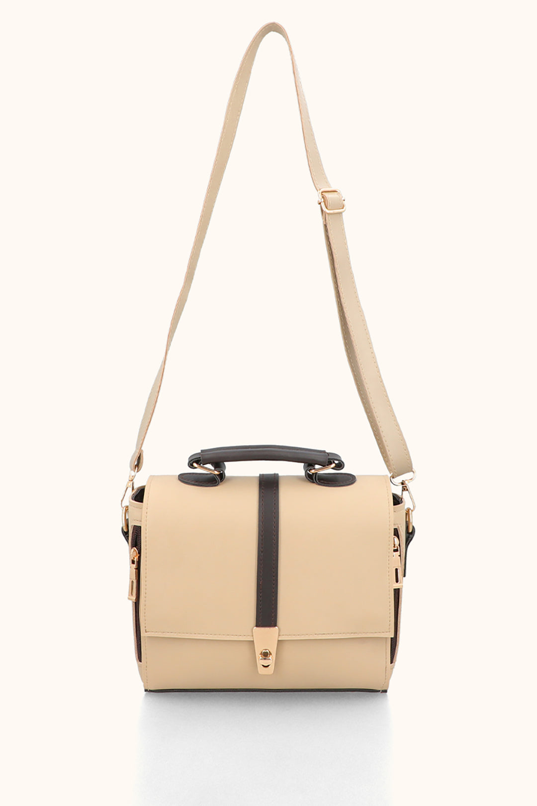 Cross-Body Bag - E217|Beige