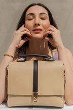 Cross-Body Bag - E217|Beige
