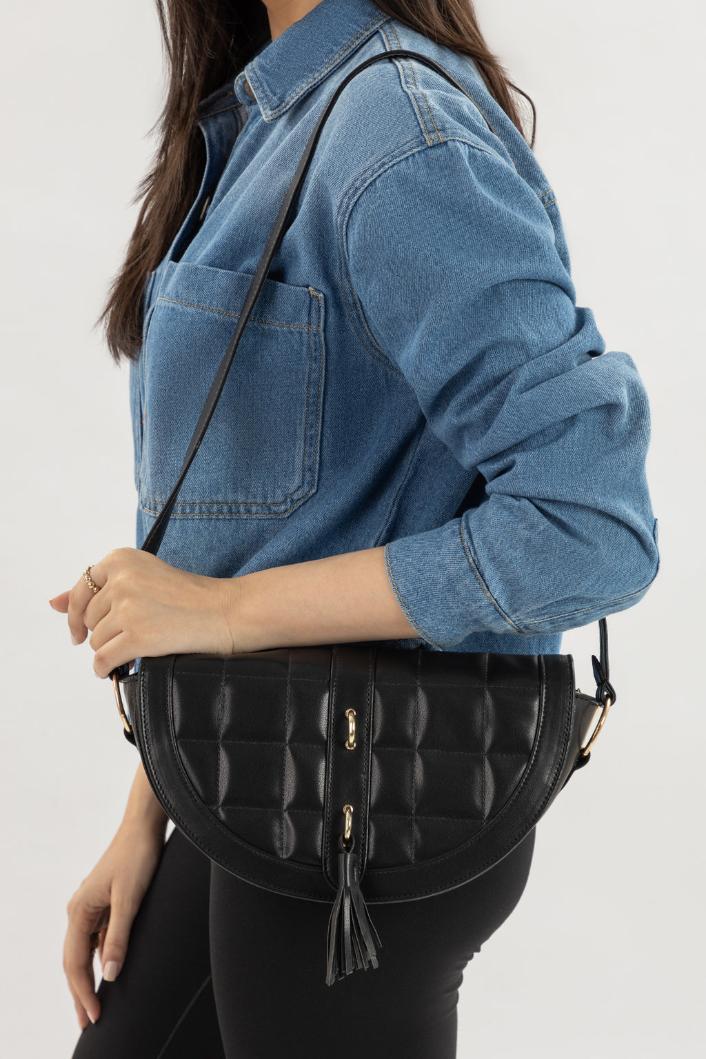 Cross-Body Bags - E252|Black