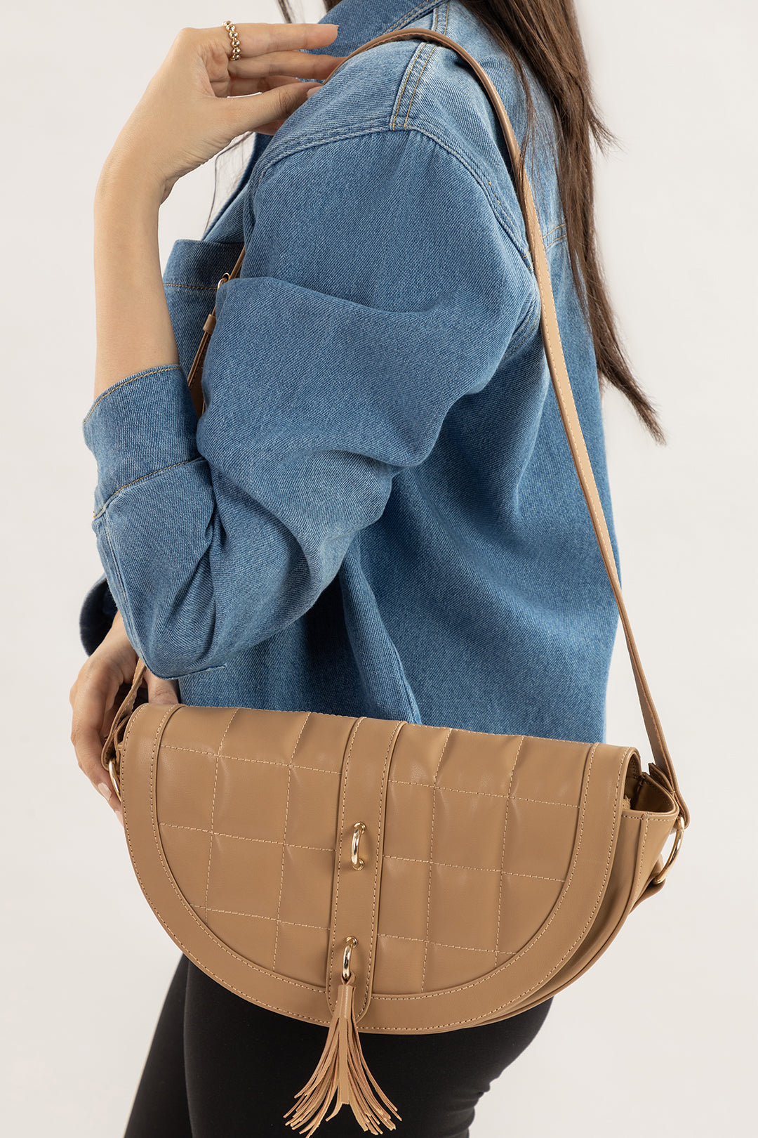 Cross-Body Bags - E252 - Cream