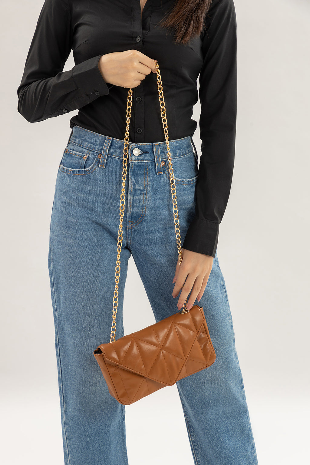Cross-Body Bags - E253 - Brown