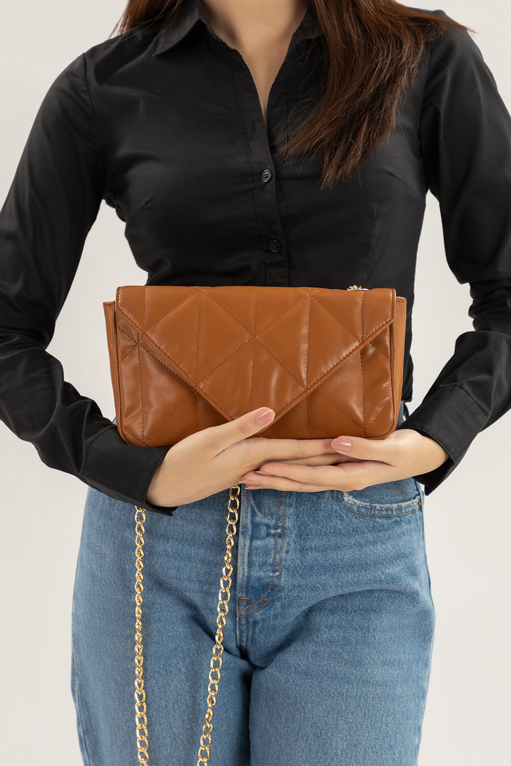 Cross-Body Bags - E253 - Brown
