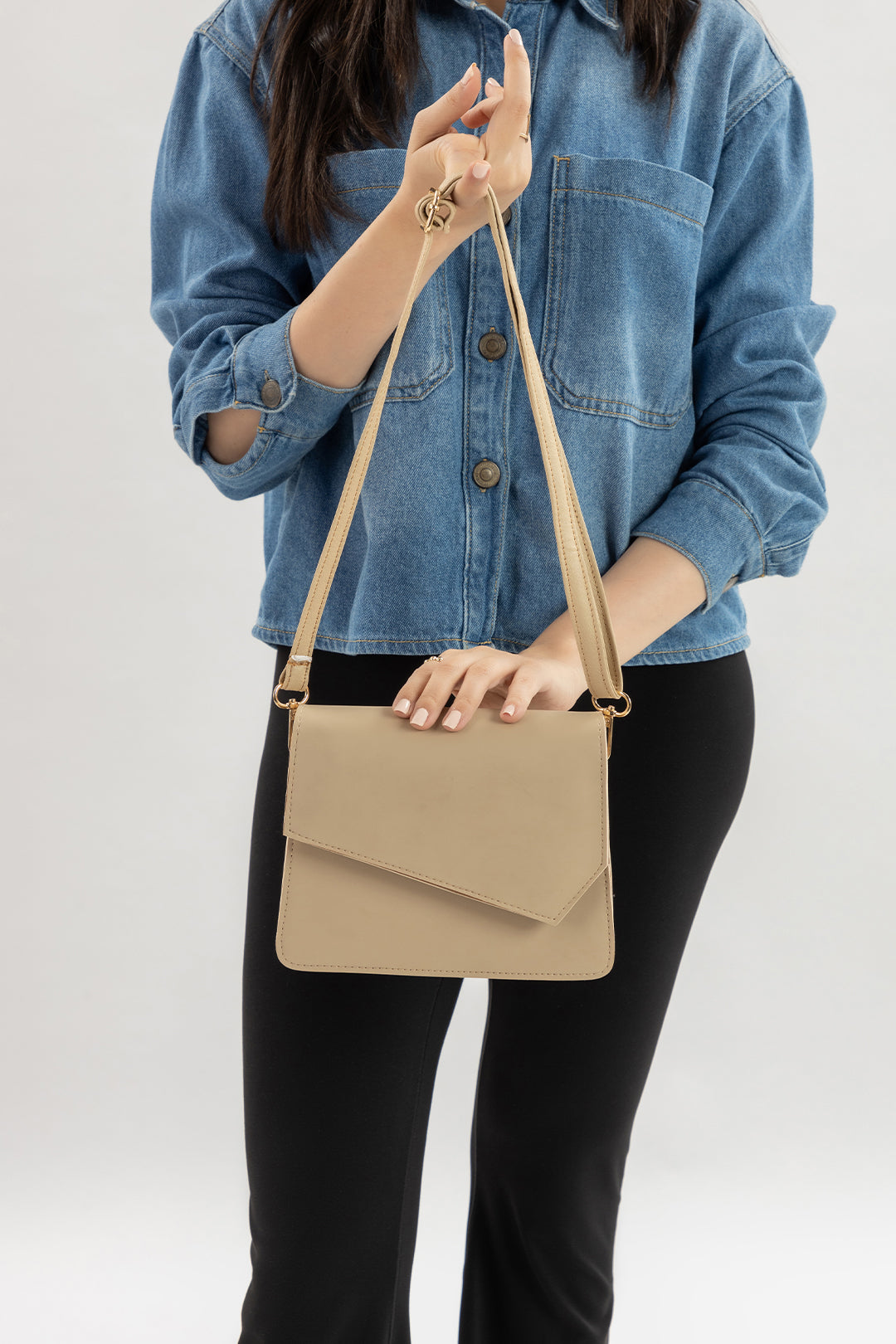 Cross-Body Bags - E258|Beige