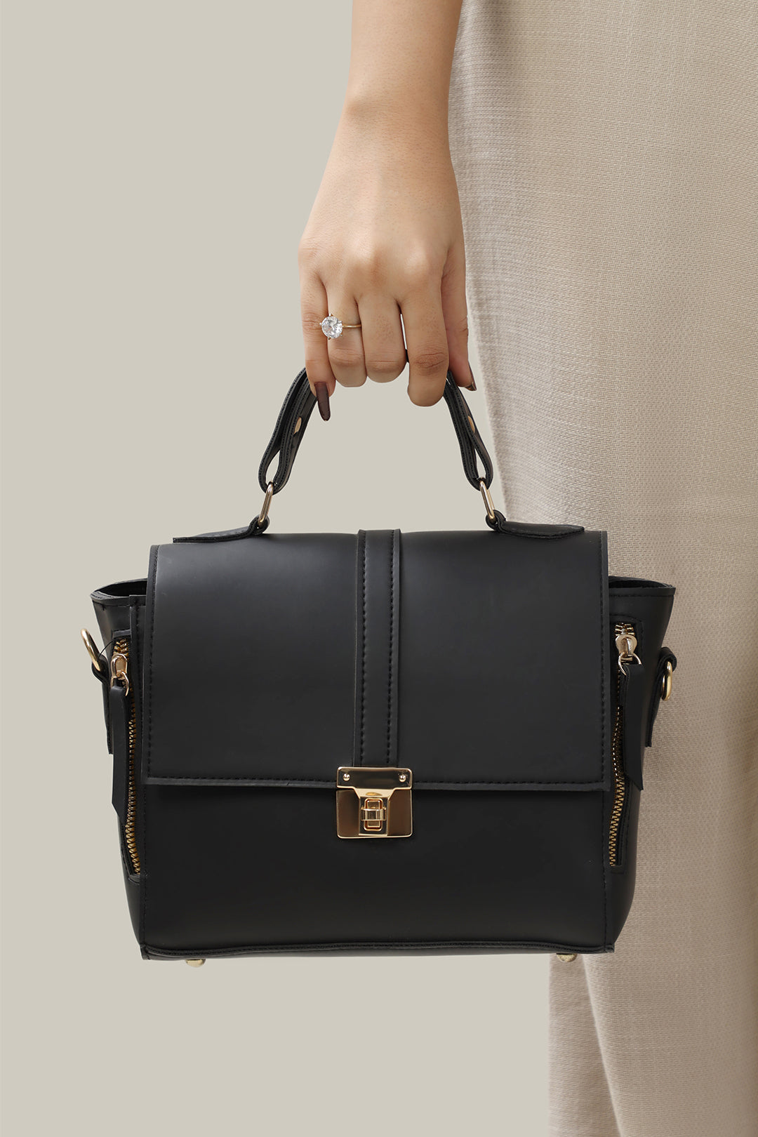 Cross-Body Bags - E281|Beige