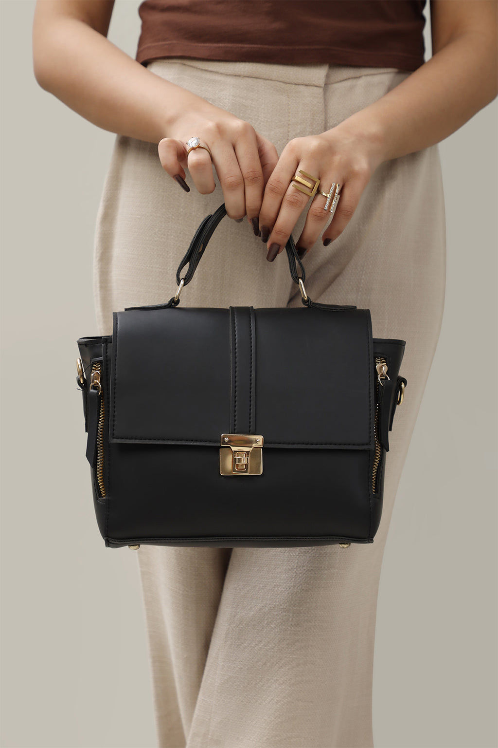Cross-Body Bags - E281|Beige