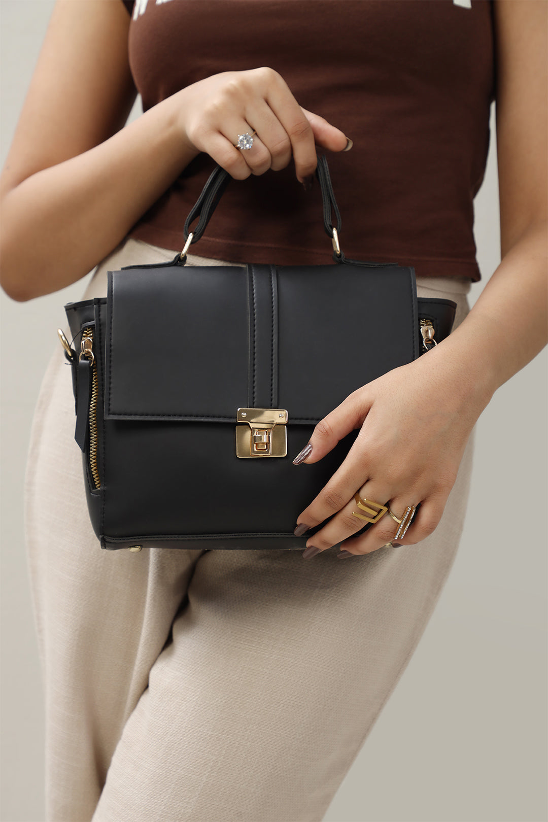 Cross-Body Bags - E281|Beige