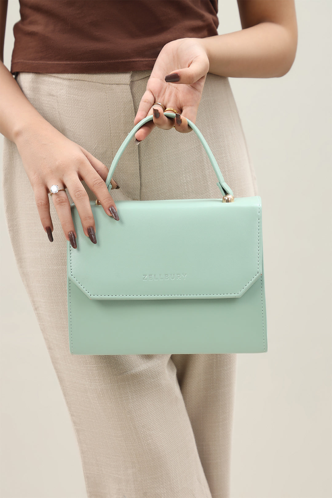 Cross-Body Bags - E290|Peach