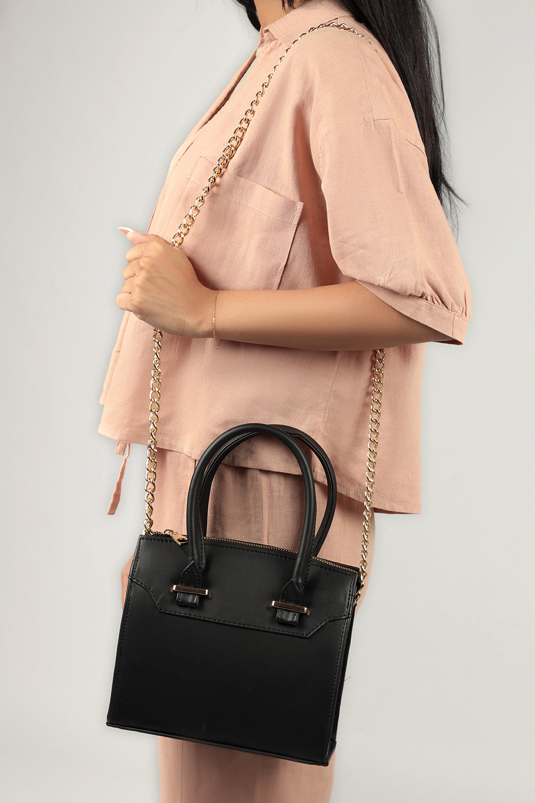 Cross-Body Bags - E384 - Black