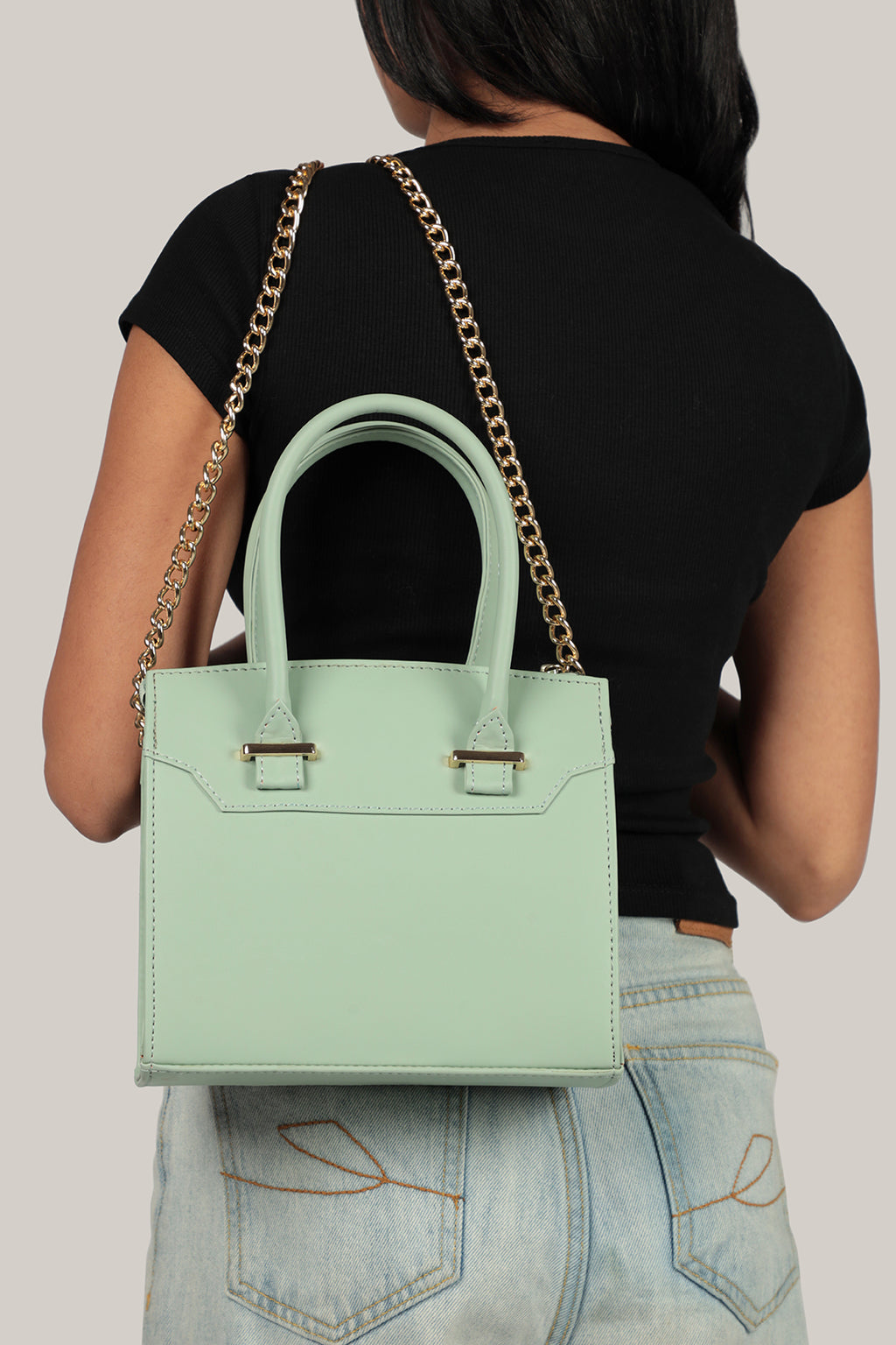 Cross-Body Bags - E384 - Mint Green