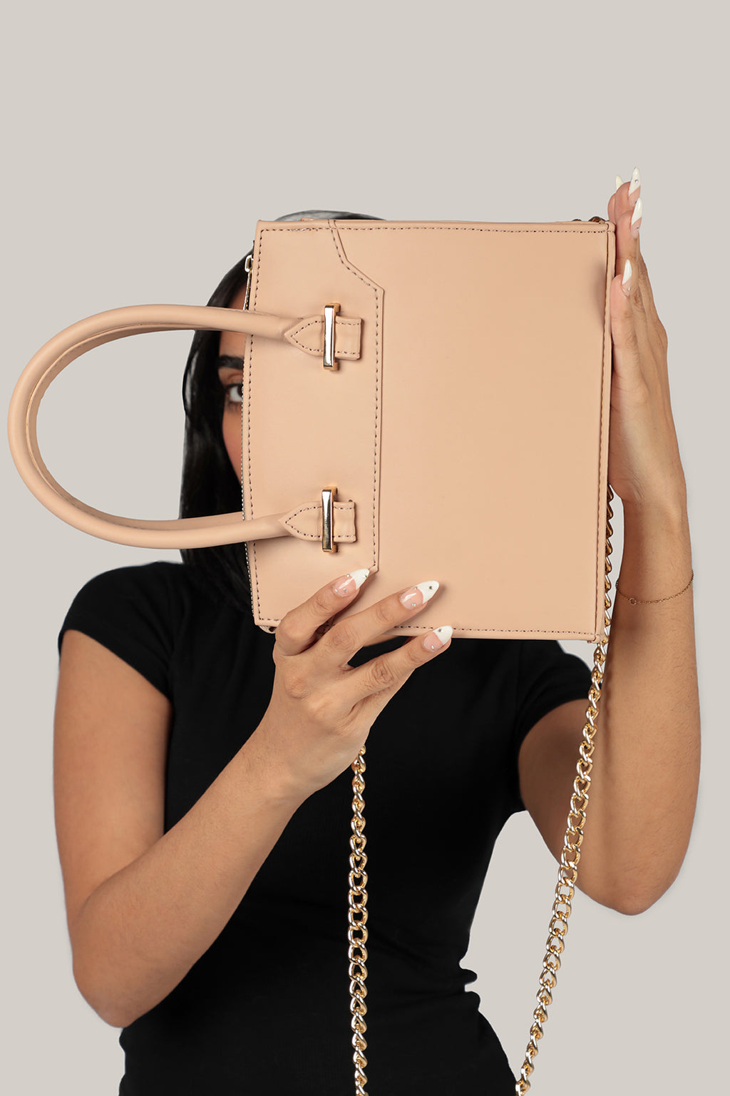 Cross-Body Bags - E384|Peach