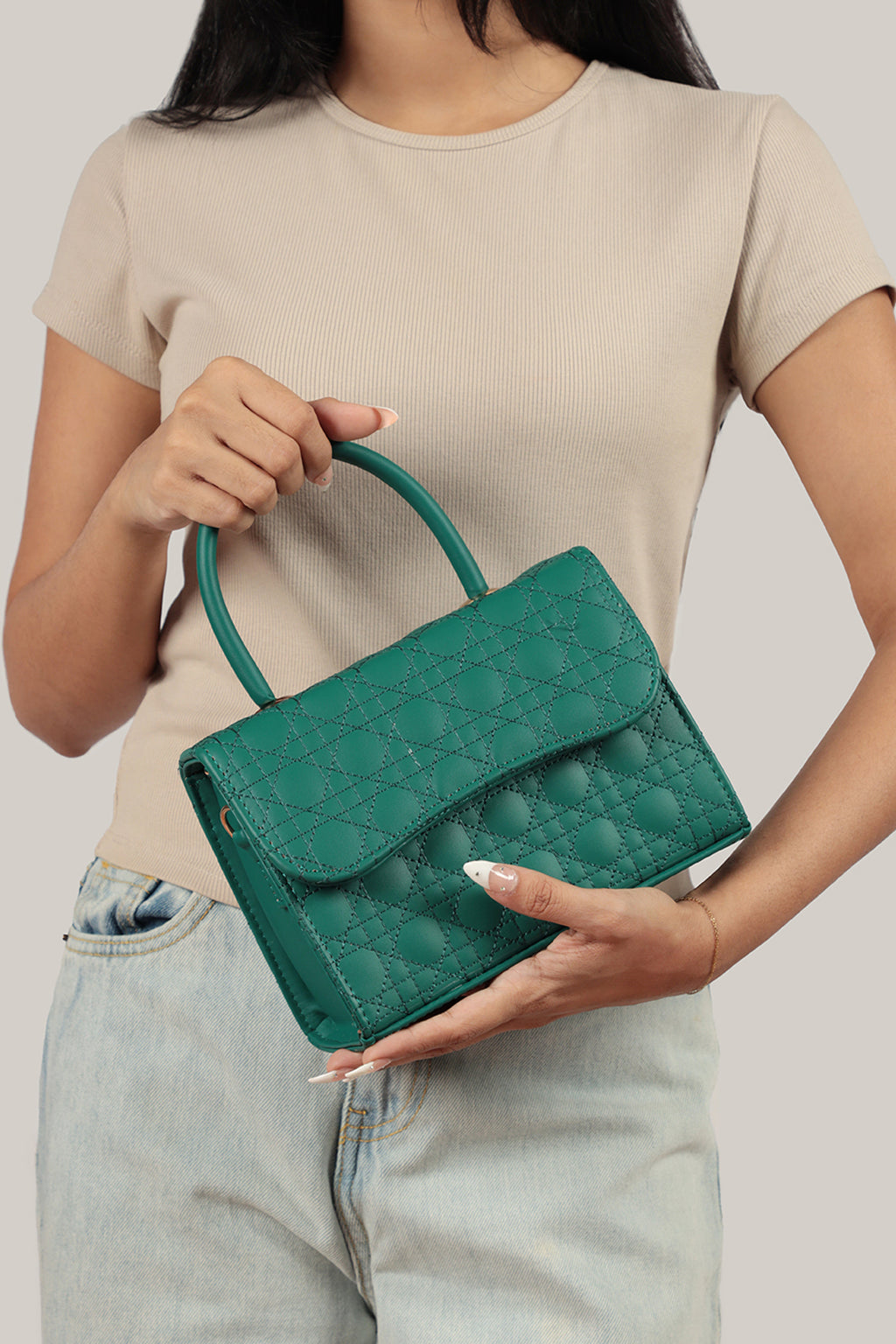 Cross-Body Bags - E385 - Green