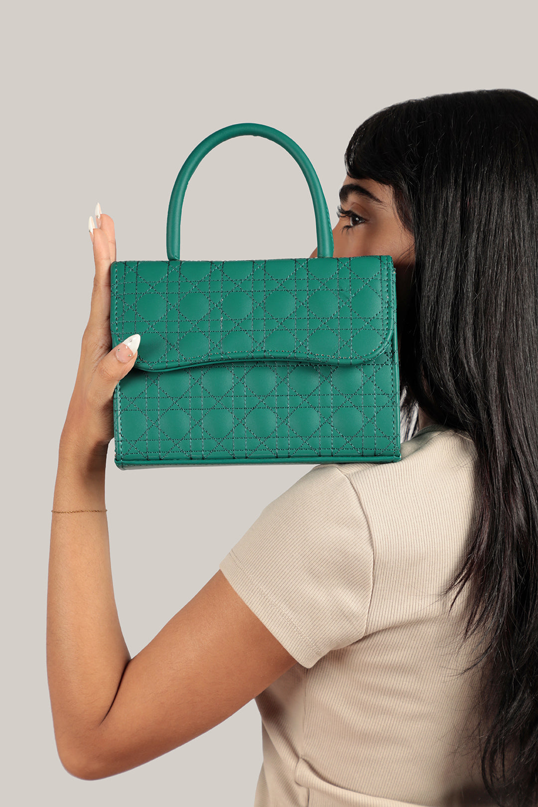 Cross-Body Bags - E385 - Green