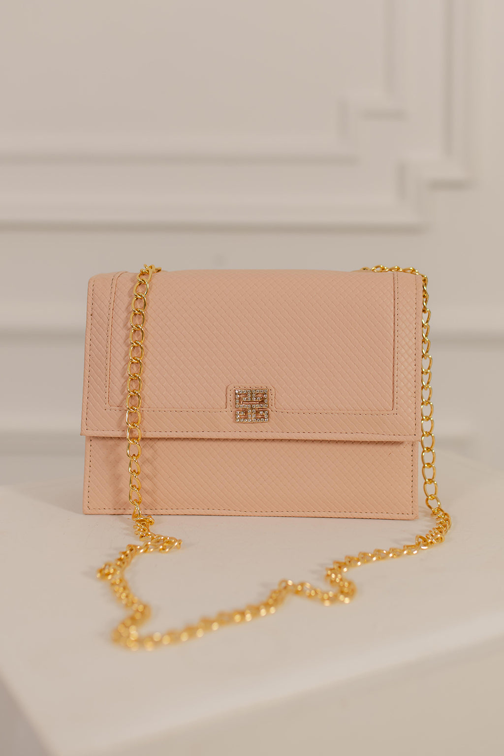 Cross-Body Bags - E405 - Peach