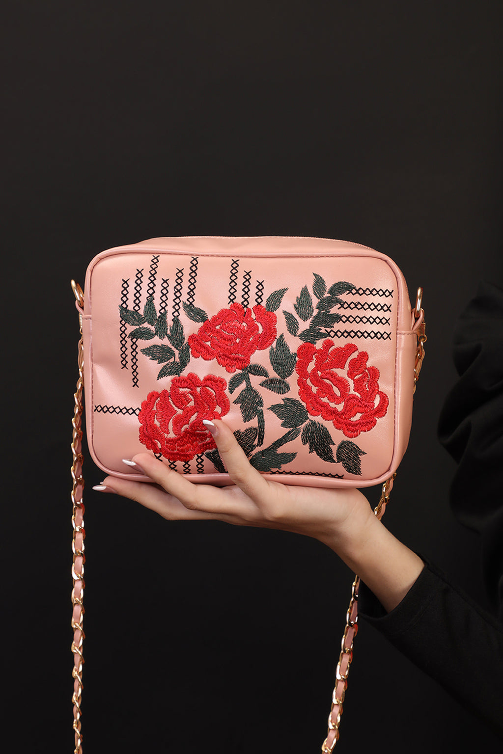 Cross-Body Bags - E465 - Peach
