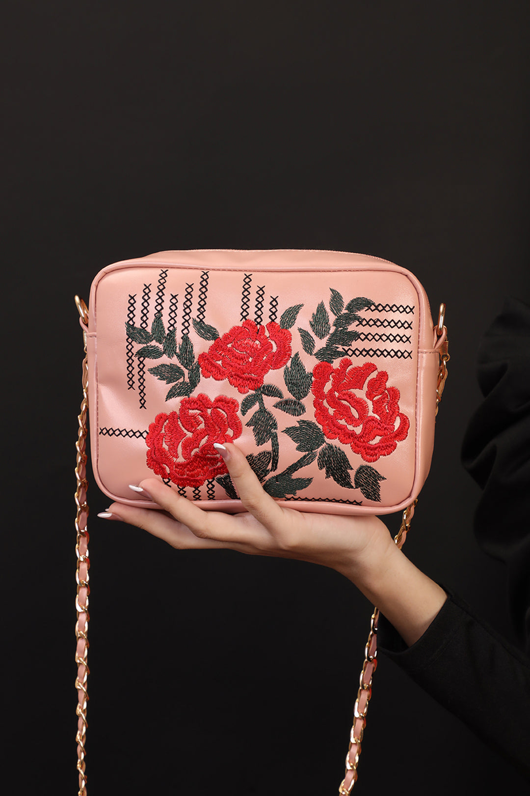 Cross-Body Bags - E465 - Peach