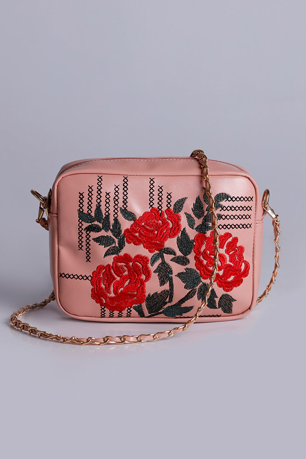 Cross-Body Bags - E465 - Peach