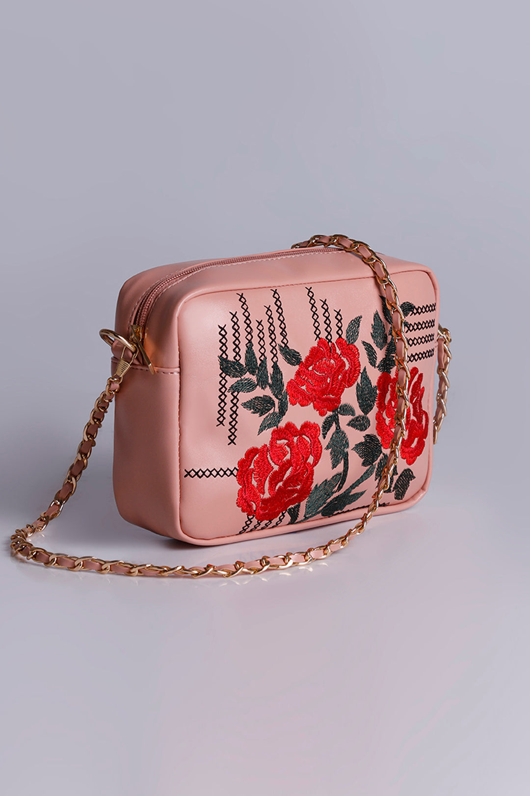 Cross-Body Bags - E465 - Peach