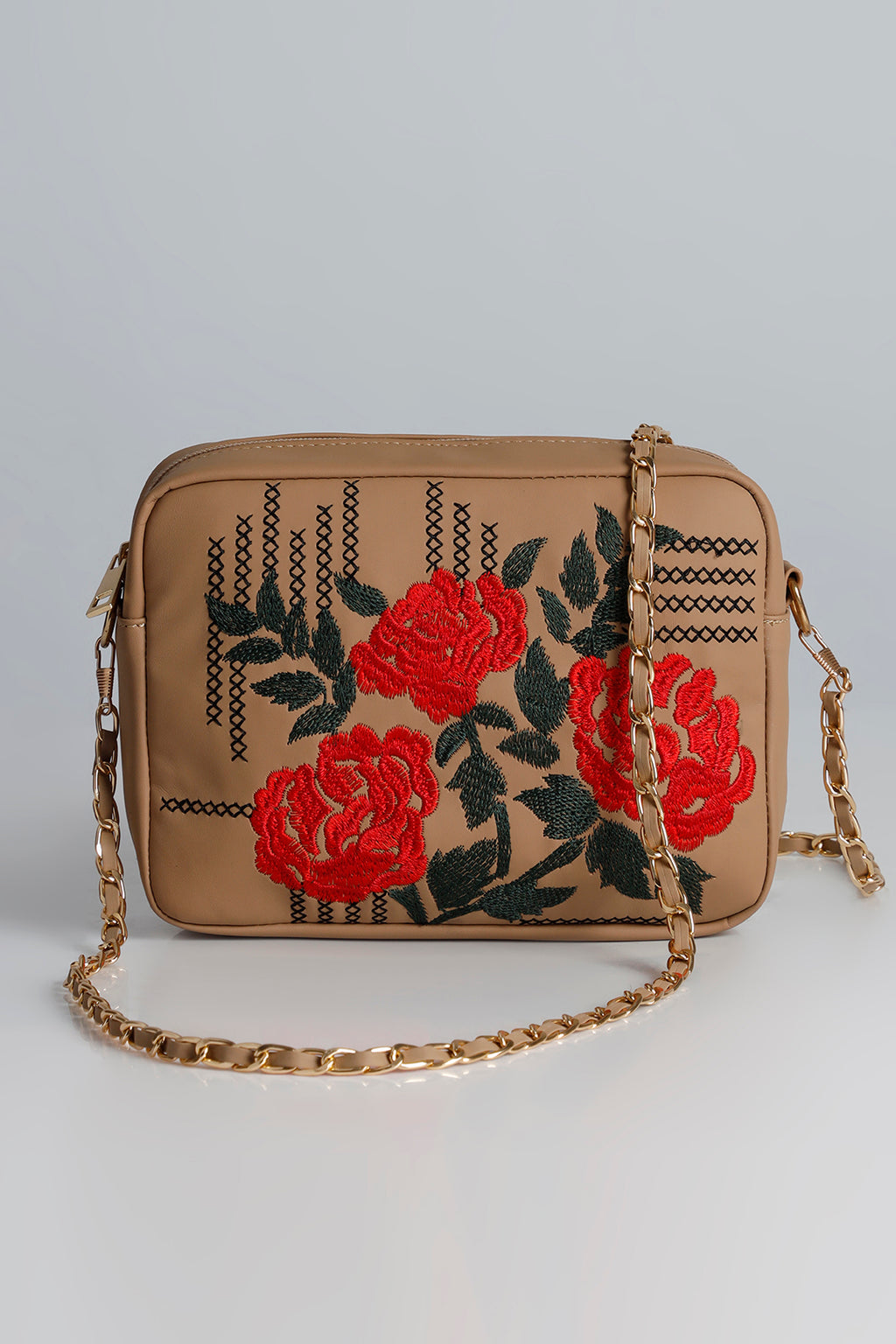 Cross-Body Bags - E465 - Cream