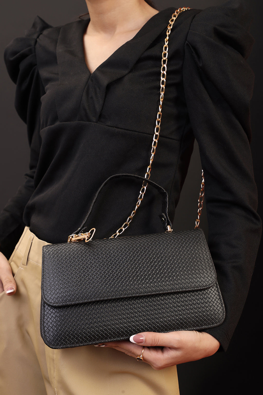 Cross Body Bag - E476|Black