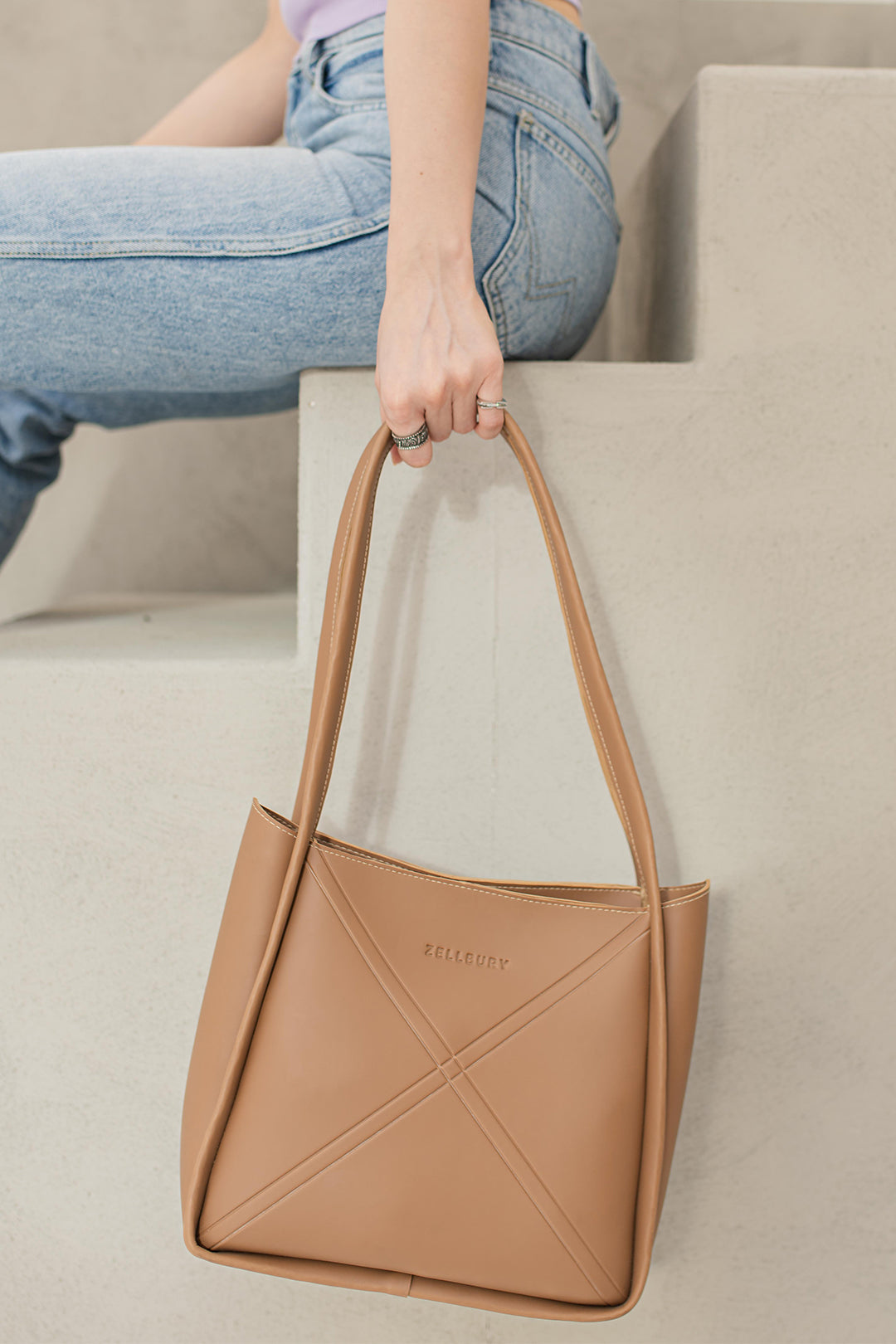 Shoulder Bags - E210 - Cream