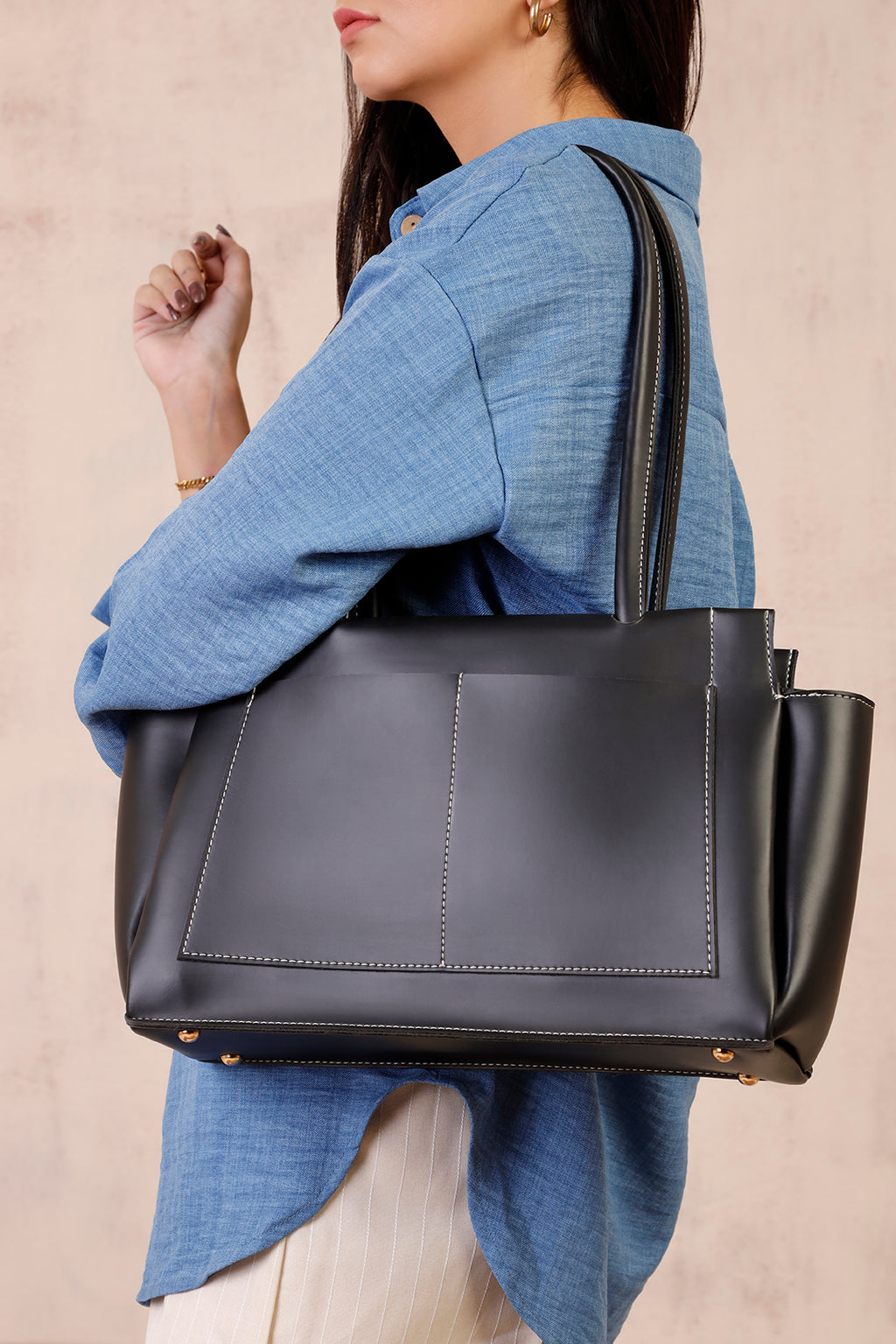 Shoulder Bag - E435|Black